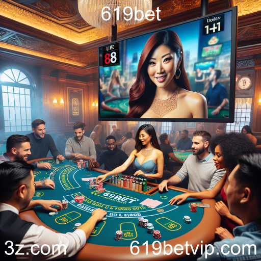 Experiência de Cassino Ao Vivo na 619bet
